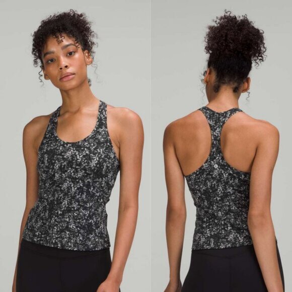 Lululemon Cool Racerback Tank Top In Blossom Overlay Starlight Multi Size 4 - Picture 1 of 7